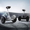 cesona Smart Self-Balancing Electric Scooter with LED light, Portable and Powerful, White and Black